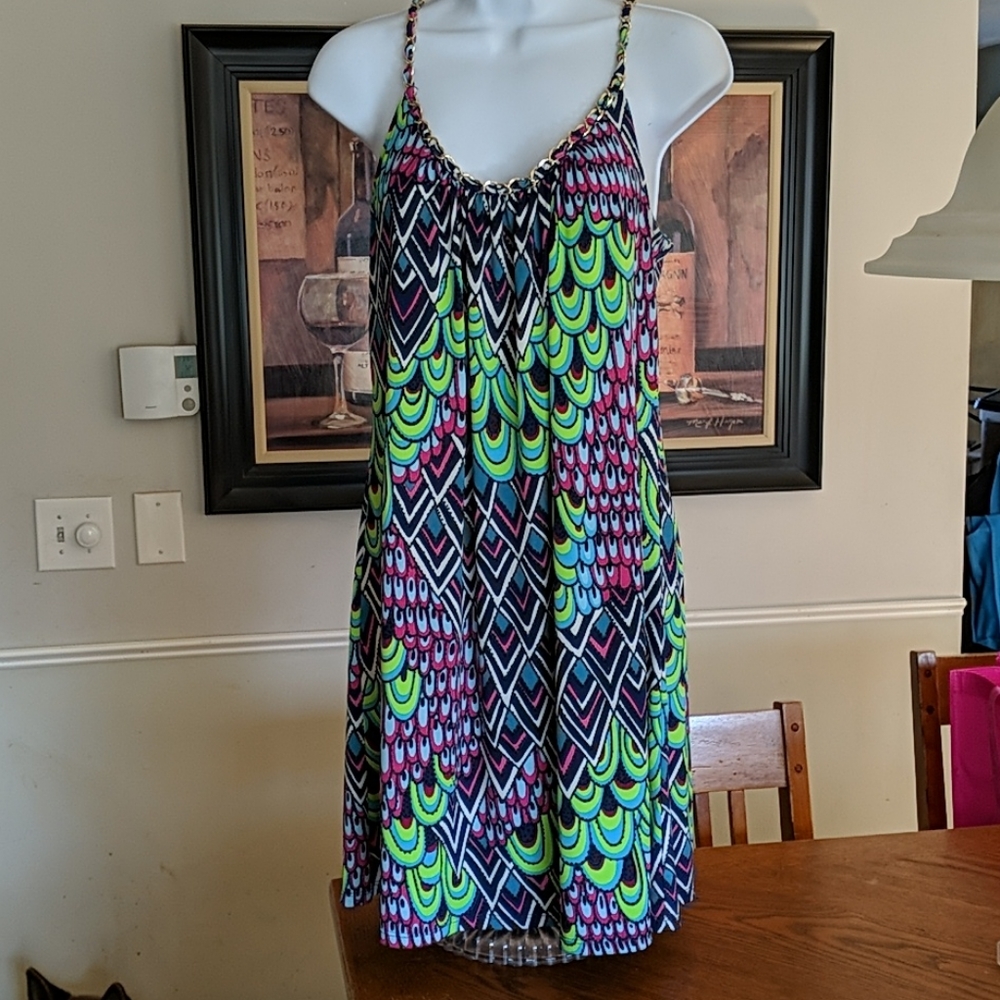 New- my multi color - slinky sexy dress